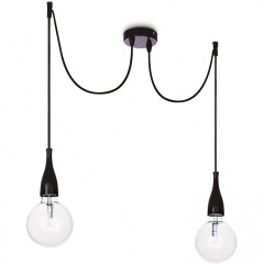 Подвесной светильник Ideal Lux MINIMAL SP2 NERO OPACO 112671