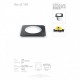 Почвенный светильник Ideal Lux CECI PT1 SQUARE BIG 120386