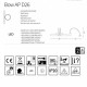 Бра Ideal Lux BOW AP D26 OTTONE SATINATO 121154