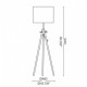 Торшер Ideal Lux YORK PT1 NERO 121437