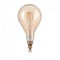 Лампочка Ideal Lux E27 VINTAGE XL 08W GOCCIA AMBRA 2200K 130163