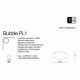 Стельовий світильник Ideal Lux BUBBLE PL1 135250