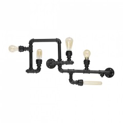 Люстра Ideal Lux PLUMBER PL5 NERO 136707