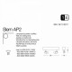 Бра-спот Ideal Lux SLEM AP2 BIANCO 142081