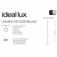 Підвісний світильник Ideal Lux ULTRATHIN D100 ROUND BIANCO 142906