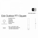 Столбик Ideal Lux EDO OUTDOOR PT1 SQUARE BIANCO 142999