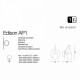 Бра Ideal Lux EDISON AP1 NERO 148908