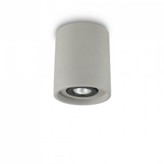 Точковий світильник Ideal Lux OAK PL1 ROUND CEMENTO 150437