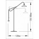 Торшер Pikart Black 1506