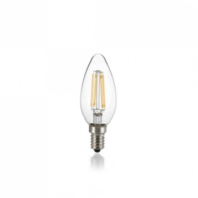 Лампочка Ideal Lux E14 04W OLIVA TRASP 4000K 153933 Лампочка Ideal Lux E14 04W OLIVA TRASP 4000K 153933