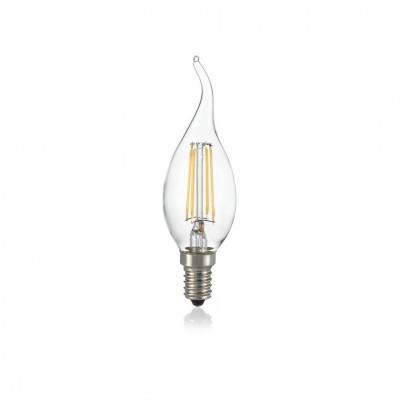 Лампочка Ideal Lux E14 04W COLPO VENTO TRASP 4000K 153940 Лампочка Ideal Lux E14 04W COLPO VENTO TRASP 4000K 153940