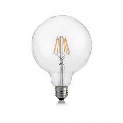 Лампочка Ideal Lux E27 08W GLOBO D125 TRASP 4000K 153988