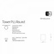 Точковий світильник Ideal Lux TOWER PL1 ROUND 155869