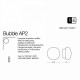 Стельовий світильник Ideal Lux BUBBLE PL2 158907