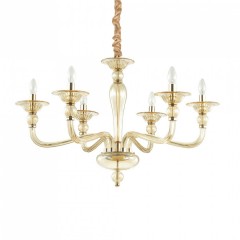Люстра Ideal Lux DANIELI SP6 AMBRA 159942