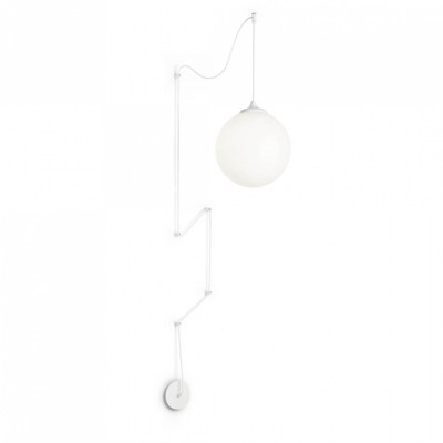 Подвесной светильник Ideal Lux BOA SP1 BIANCO 160863 Подвесной светильник Ideal Lux BOA SP1 BIANCO 160863