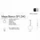 Подвесной светильник Ideal Lux MAPA SP1 D40 CROMO SFUMATO 161334