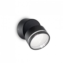 Бра Ideal Lux OMEGA AP ROUND NERO 4000K 165387
