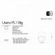 Уличный светильник Ideal Lux URANO PL1 BIG ANTRACITE 168135