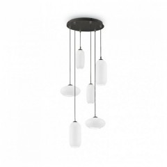 Подвесной светильник Ideal Lux YOGA SP6 NERO 173023