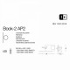 Бра - спот Ideal Lux BOOK-2 AP NERO 174846