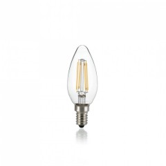 Лампочка Ideal Lux E14 04W OLIVA TRASP 3000K DIMM 188928