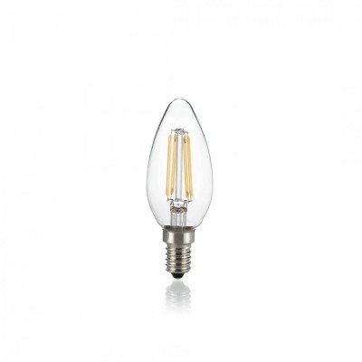 Лампочка Ideal Lux E14 04W OLIVA TRASP 3000K DIMM 188928