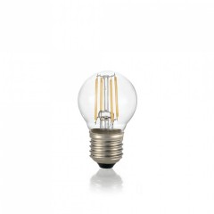 Лампочка Ideal Lux E27 04W SFERA TRASP 3000K DIMM 188942