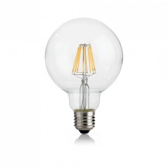 Лампочка Ideal Lux E27 08W GLOBO D095 TRASP 3000K DIMM 188966