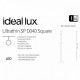 Підвісний світильник Ideal Lux ULTRATHIN D040 SQUARE BIANCO 194189