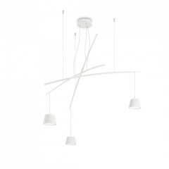 Подвесной светильник Ideal Lux FISH SP3 BIANCO 196961