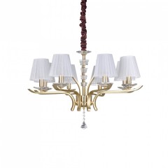Люстра Ideal Lux PEGASO SP8 OTTONE SATINATO 197739