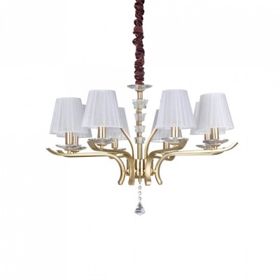 Люстра Ideal Lux PEGASO SP8 OTTONE SATINATO 197739