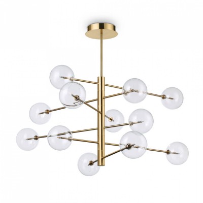 Люстра Ideal Lux EQUINOXE SP12 OTTONE ANTICO 200125