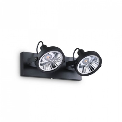 Бра-спот Ideal Lux GLIM PL2 NERO 200248 Бра-спот Ideal Lux GLIM PL2 NERO 200248