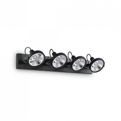 Бра-спот Ideal Lux GLIM PL4 NERO 200255 Бра-спот Ideal Lux GLIM PL4 NERO 200255