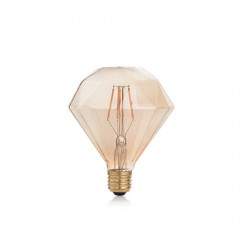 Лампочка Ideal Lux E27 VINTAGE 04W DIAMOND AMBRA 2200K 201269