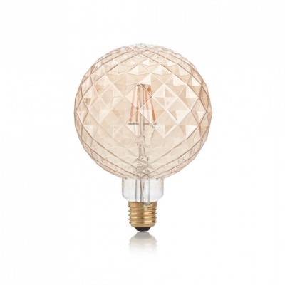 Лампочка Ideal Lux E27 VINTAGE 04W PEARL AMBRA 2200K 201290 Лампочка Ideal Lux E27 VINTAGE 04W PEARL AMBRA 2200K 201290