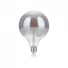 Лампочка Ideal Lux E27 VINTAGE 04W GLOBO D125 FUME' 2200K 204468