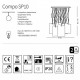 Люстра Ideal Lux COMPO SP10 BIANCO 208053