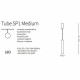 Подвесной светильник Ideal Lux TUBE D6 NERO 211718