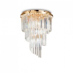 Люстра Ideal Lux CARLTON PL12 ORO 213507