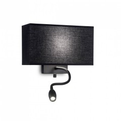 Бра-спот Ideal Lux HOTEL AP2 ALL BLACK 215709