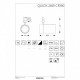 Трековий світильник Ideal Lux QUICK 28W CRI90 30° 3000K BK ON-OFF 222660