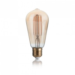 Лампочка Ideal Lux E27 VINTAGE 04W CONO AMBRA 2200K DIMM 223919
