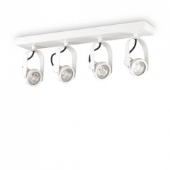 Спот Ideal Lux GLIM COMPACT PL4 BIANCO 229591