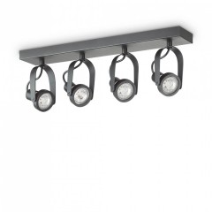Спот Ideal Lux GLIM COMPACT PL4 NERO 229607