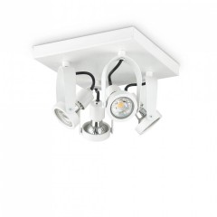 Спот Ideal Lux GLIM COMPACT PL4 SQUARE BIANCO 229614