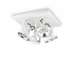 Бра-спот Ideal Lux GLIM PL4 SQUARE BIANCO 229638