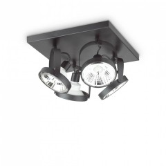 Бра-спот Ideal Lux GLIM PL4 SQUARE NERO 229645
